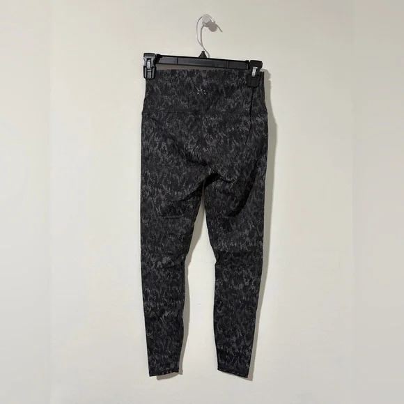 Varley Let's Go High Rise Legging 25 - Monochrome Cheetah - Womens size XS - Picture 5 of 8